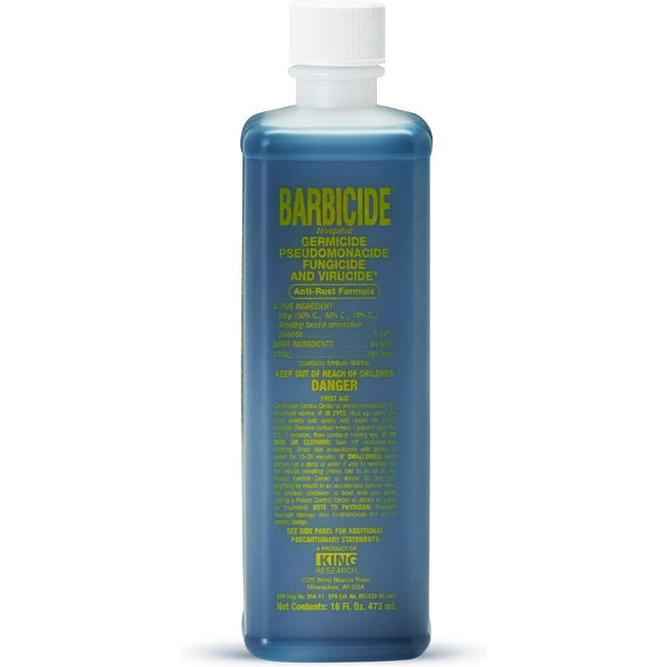 Disinfectant Concentrate – Pint (16 Fl Oz), Germicide for Salons & Barbershops | Anti-Rust Solution for Shears, Combs & Professional Tools Cleaner Spray