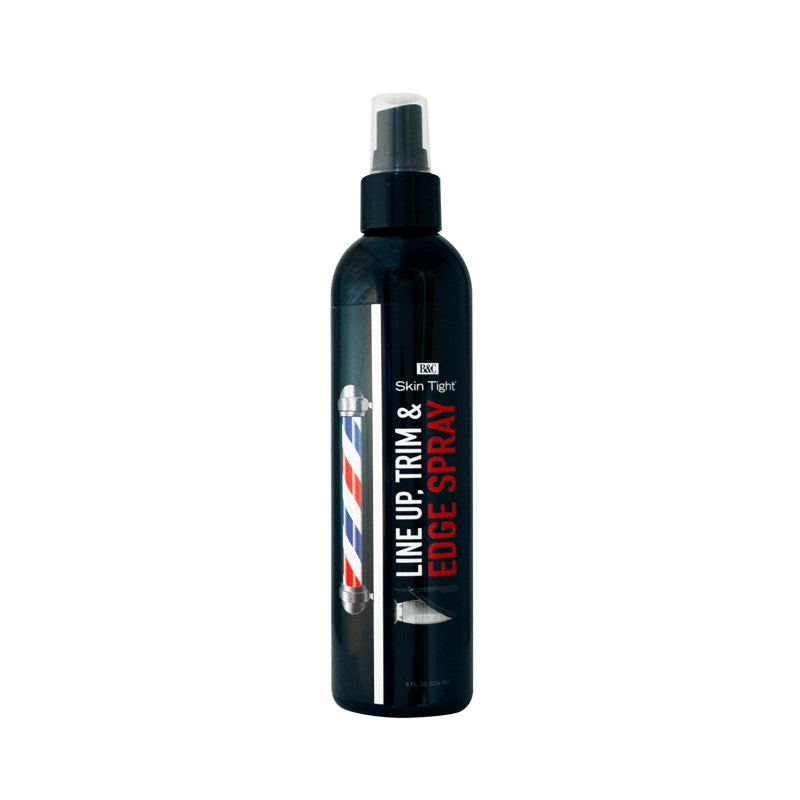 B&C Skin Tight Line Up Spray - All Skin Types, Empowers Designs, Lines, Shape Ups, Edges - Ideal for Eyebrows, Beards (8 oz)