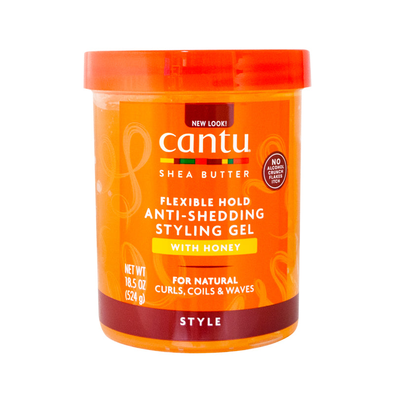 Anti Shedding Styling Gel with Honey - Flexible Hold by Cantu for Unisex - 18.5 oz Gel