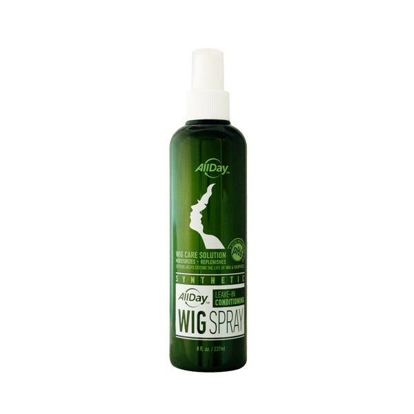 ALLDAY LOCKS Coconut Grape Scent Synthetic Wig Spray - Salon-Grade Refreshing Leave-In Conditioner, Detangler & Cleanser for Synthetic Hair, Nourishing Oil-Infused Moisture to Soften Fibers, Fight Fri