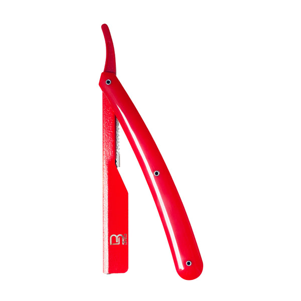 L3 Straight Razor Holder - Excellent Grip and Control - Precision Shaving Control - Level Three Straight Razor Holder (Red)
