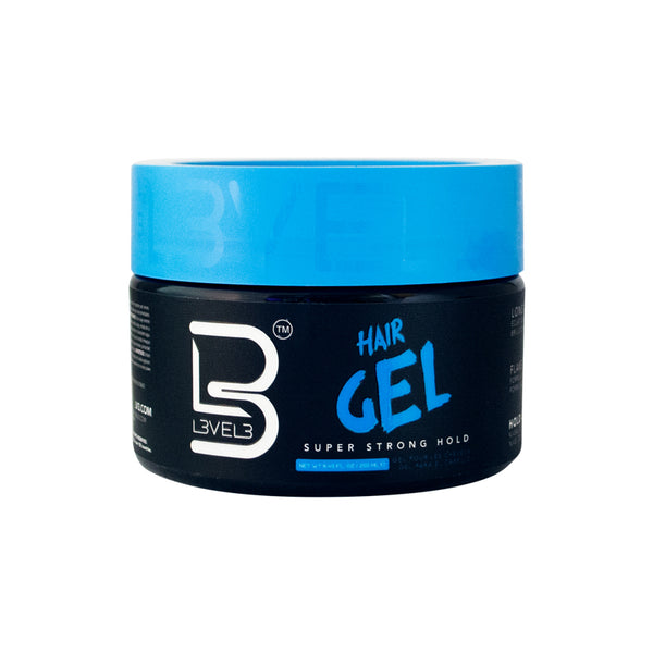 L3 - Hair Gel - Super Strong Hold - Flake Free - Long Lasting Shine - For Men and Women - Level 3 Gel - Add Volume and Texture Hair Styling Gel Haircare Gel