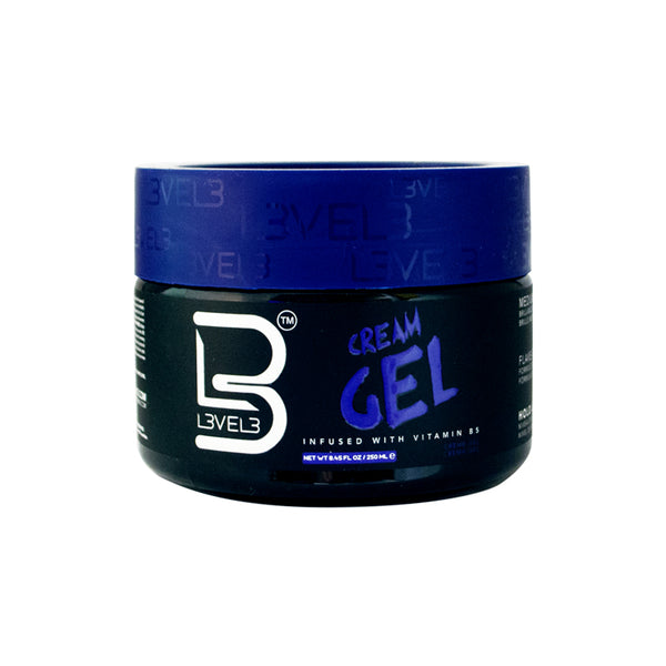 L3 Level 3 Cream Gel - Provides Volume and Medium Hold - With Vitamins to Nourish and Protect Hair Level Three Mens Hair Styling Cream (250 ML, Small)