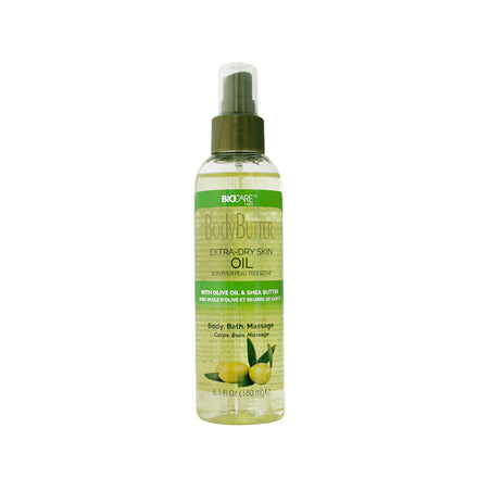 Biocare Skin Renewal Olive Oil Moisturizer - Luxury Cosmetic Body Care Body Oil for Extra Dry Skin, Lightweight, Nourishing with Shea Butter & Vitamin E, Soothes & Hydrates, 6.1 oz