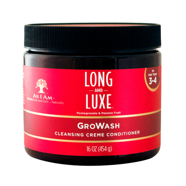 AS I Am Long and Luxe Growash Cleansing Creme Conditioner, 16 Ounce
