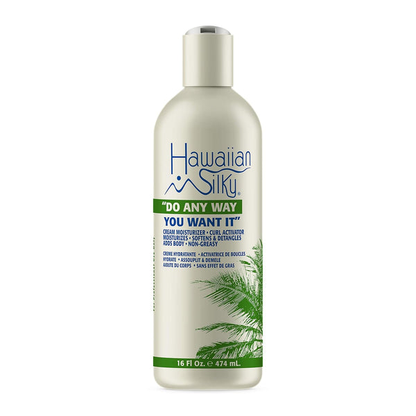 Hawaiian Silky Keratin Cream Curl Activator - Dry Haircare Moisturizer, 16 fl oz