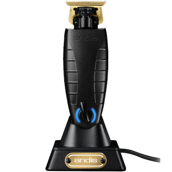 Andis 74100 GTX-EXO Professional Cord/Cordless Lithium-ion Electric Beard & Hair Trimmer with Charging Stand, Black