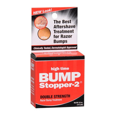 Bump Stopper-2 Razor Bump Treatment Cream, Double Strength Soothing Formula for All Skin Types - 0.5 oz (110004)