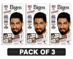 M2 Bigen EZ Color for Men - Real Black - (Pack of 3) Olive Oil