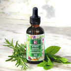 Fantasia IC Organic Biotin Rosemary Oil - 2 oz Daily Dry Hair and Scalp Strengthening Treatment with Mint