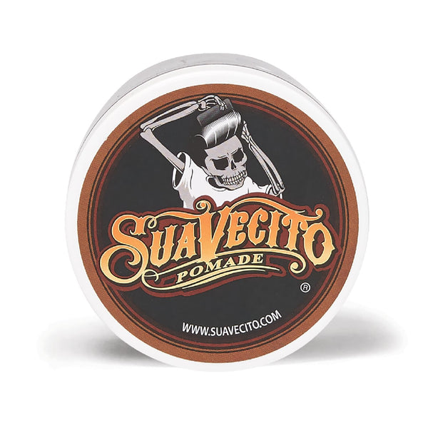Suavecito Original Hold Pomade – Medium Hold, Medium Shine, Water-Based Hair Styling for Men | Classic Barber-Approved Formula | Easy Wash-Out 4 oz, 1 Pack