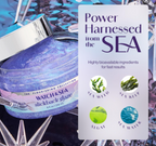 Watch & Sea Maximum & Shimmery Hair Gel, Slickback Glaze - Nourishing with Seaweed and Sea Kelp - Strong, Flexible Hold for All Hair Types - 8 oz