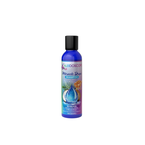KALEIDOSCOPE MIRACLE DROPS Coconut Cleansing Shampoo Cleanser, 3.4 Oz Single Item, Adult Haircare Product for Any Hair Type