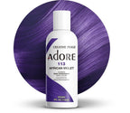 Adore Gentle Semi-Permanent Hair Color - Vegan, Cruelty-Free Dye (Pack of 3) - 4 Fl Oz 113 African Violet