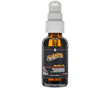 SUAVECITO Beard Oil - 1 Fl Oz Single Item, Organic Argan Oil, Nourishing, Non-Greasy Hair Care Product for Men's Beard Maintenance, Lightweight & Hydrating