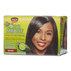 African Pride Olive Miracle Deep Conditioning No Lye Super Relaxer System