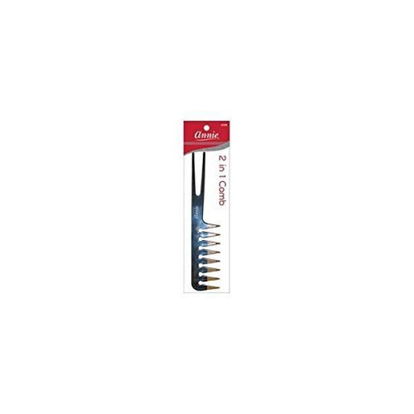 Annie 2 In 1 Comb Asst Color Two Tone Bone