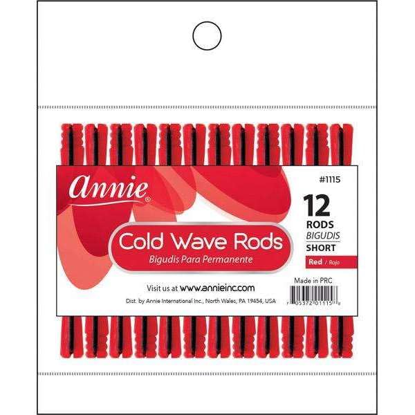 Annie Cold Wave Rod Hair Short 12Ct Red #1115