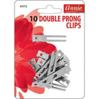 Annie Double prong Metal hair clips 10 Count #3172