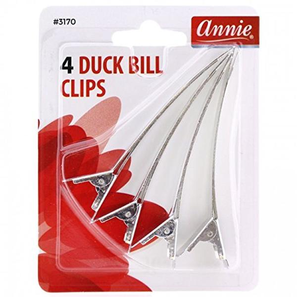 Annie Duck Bill Clips 4Ct #3170