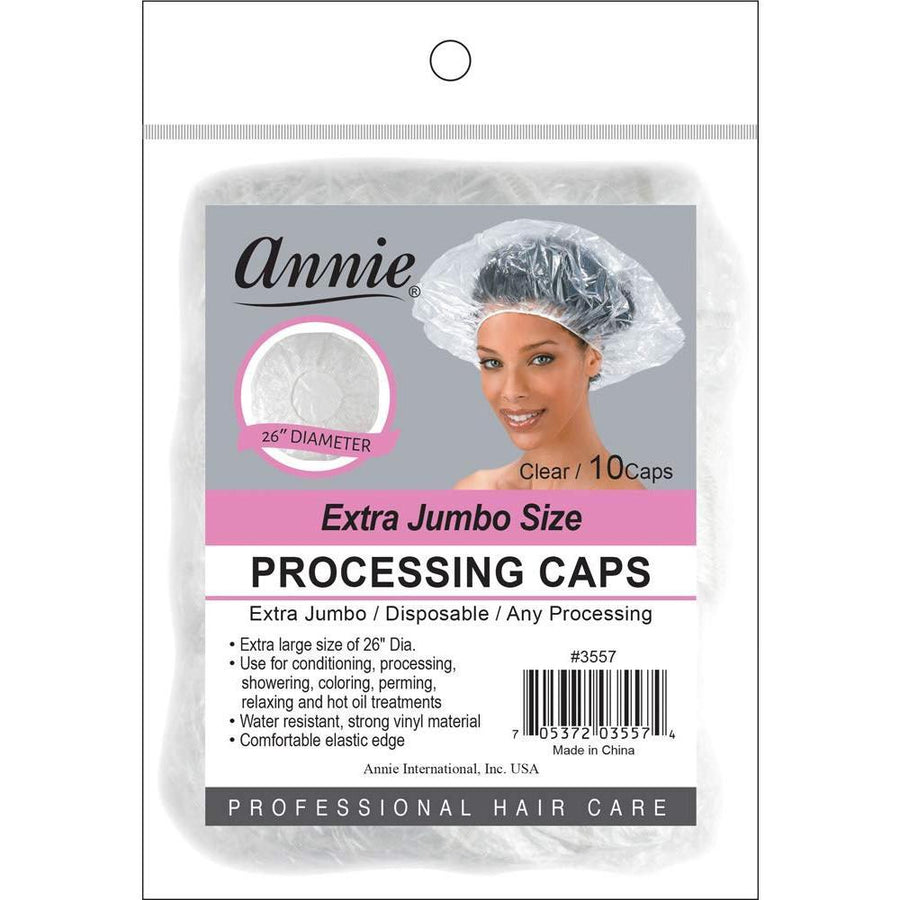 Annie Extra Jumbo Size Processing Cap 10pc #3557