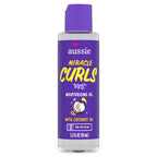 Aussie Miracle Curls Curl-Defining Oil Hair Treatment With Australian Jojoba Oil 3.2 Fl oz, 0.925 Fl oz