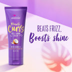 Aussie Miracle Curls Frizz Taming Curl Cream With Coconut & Jojoba Oil, 6.8 oz