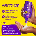 Aussie Miracle Curls with Coconut Oil, Paraben Free Detangling Milk Treatment, 6.7 fl oz