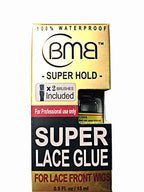 BMB Super Lace Wig Adhesive - 0.5 oz Super Hold Formula with Long-Lasting Grip for Lace Front Wigs (1 Pack)