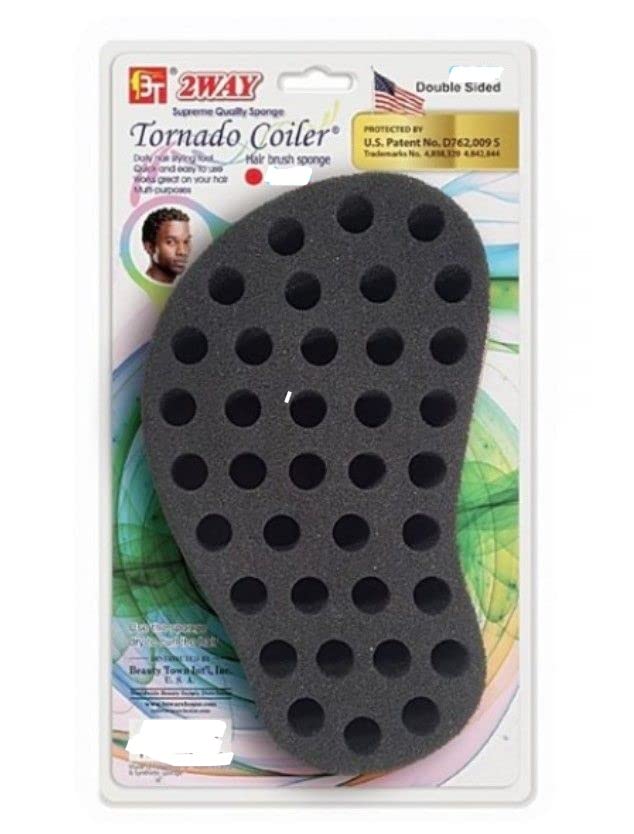 BT Tornado Coiler Hair Brush Sponge 2-Way 10mm Hole #09927