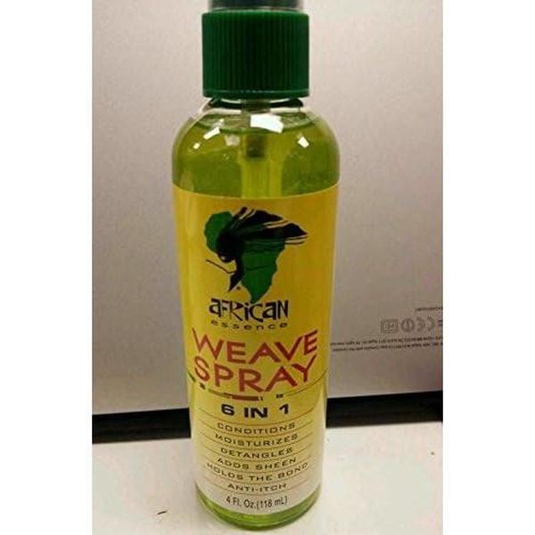 [AFRICAN ESSENCE] 6 IN 1 WEAVE SPRAY FOR SYNTHETIC AND HUMAN HAIR 4OZ