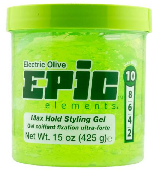 Epic Elements Max Hold Styling Electric Olive 15oz