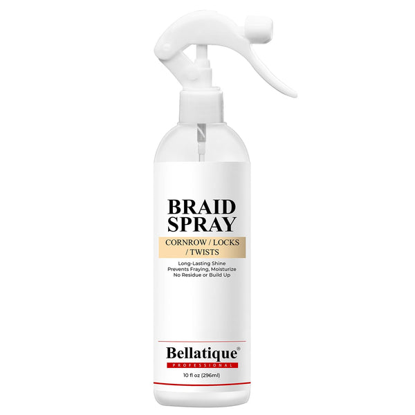 Bellatique Braid Spray for Hair - Moisturizing, Refreshing 10 fl oz Daily Haircare Styling Product with Moisture Boost