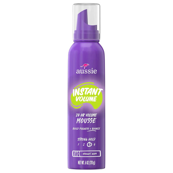 Aussie, Instant Volume Mousse Strong Hold, 6 Ounce