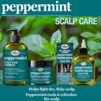 Difeel Peppermint Scalp Care Hair Oil Blend - Travel Size 2.5 oz.