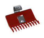 Durable Plastic Hair Clipper Comb Attachment, Speed-O-Guide Universal No.000, Red, 1/32-in (for Dog & Cat Grooming)