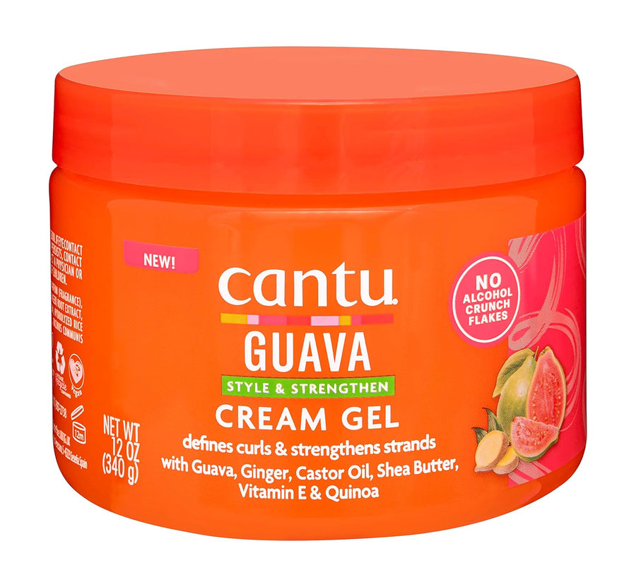 Cantu Unisex Shea Guava Style & Strengthen Cream Gel, 12 oz (340 g) Haircare Product