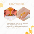 GiGi Large Wax Applicator Sticks for Body Hair Removal, Natural, 100 Ct