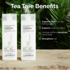 GIOVANNI Tea Tree Triple Treat Invigorating Conditioner, 8.5 oz (1 Pack)