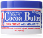 Hollywood Beauty Cocoa Butter Skin Creme with Vitamin E Highly Enriched Soothes & Smoothes Dry Skin, Blemishes & Stretch