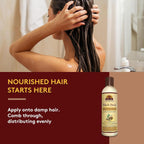 OKAY African Black Soap Leave-In Conditioner - 8 fl oz Hair Treatment for Haircare & Styling