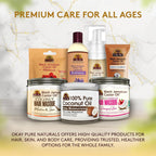 OKAY African Black Soap Leave-In Conditioner - 8 fl oz Hair Treatment for Haircare & Styling