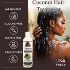 OKAY Coconut Deep Moisturizing Conditioner 12oz – Hydrating Hair Conditioner with Coconut Oil, Restores Moisture & Elast
