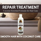 OKAY Coconut Deep Moisturizing Conditioner 12oz – Hydrating Hair Conditioner with Coconut Oil, Restores Moisture & Elast
