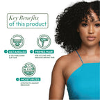ORS Olive Oil Max Moisture Leave-In Conditioner with Rice Water and Electrolytes for Supercharged Hair Hydration 16.0 Ou