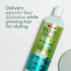 ORS Olive Oil Max Moisture Leave-In Conditioner with Rice Water and Electrolytes for Supercharged Hair Hydration 16.0 Ou