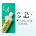 ORS Olive Oil Max Moisture Leave-In Conditioner with Rice Water and Electrolytes for Supercharged Hair Hydration 16.0 Ou