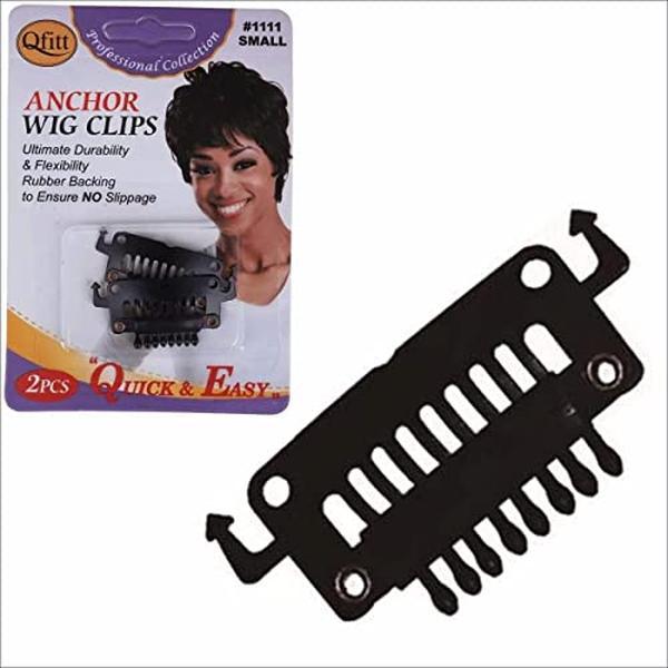 Qfitt WIG CLIPS ANCHOR WIG CLIPS LARGE #1112 2PCS