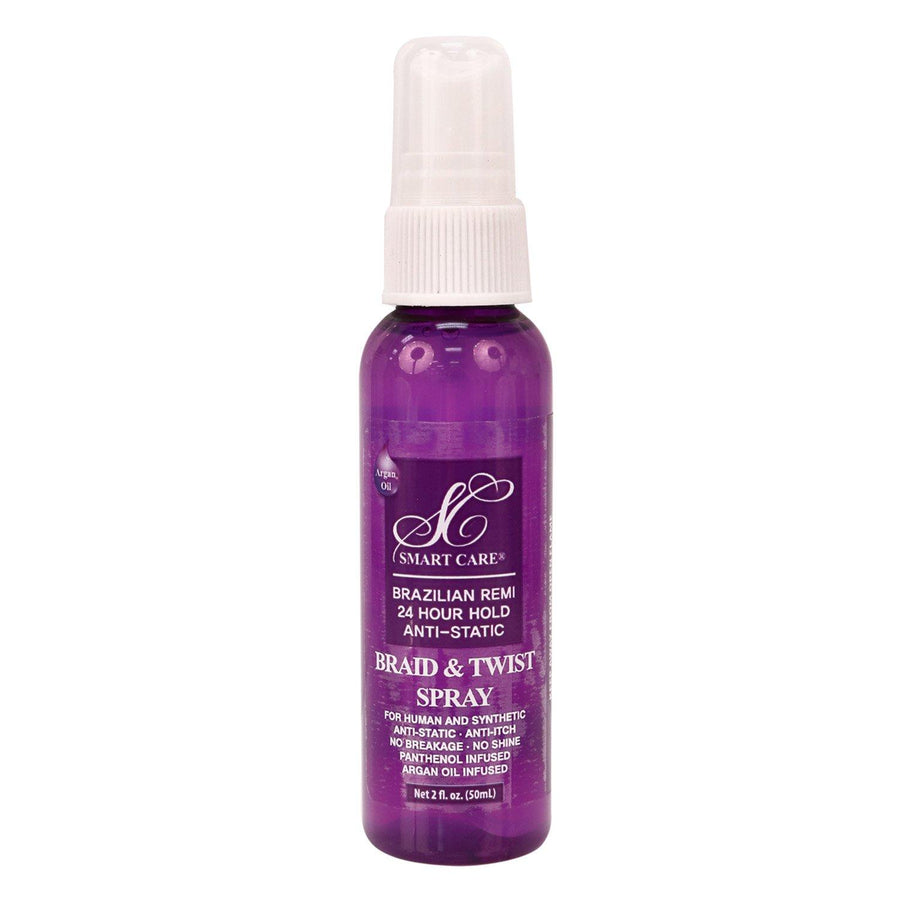 Smart Care Brazilian Remi 24 Hour Hold Anti-Static Portable Braid & Twist Spray 2oz