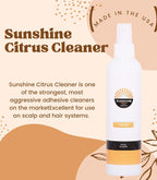 Sunshine Tape Solvent Spray Remover for Lace Wigs, Toupees, Tape-in Hair Extensions | 8oz Bottle | Aggressive Adhesive C
